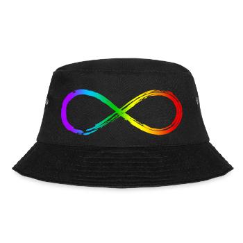 Infinity 8 LGBT Arc-en-ciel Gay Pride Amour Éternel - Bob - noir - Devant - Lela (165cm)