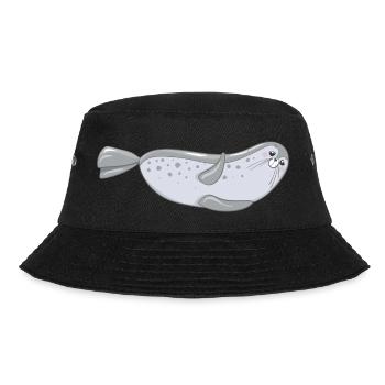 Robbe - Bucket Hat - Schwarz - Vorne - Lela (165cm)