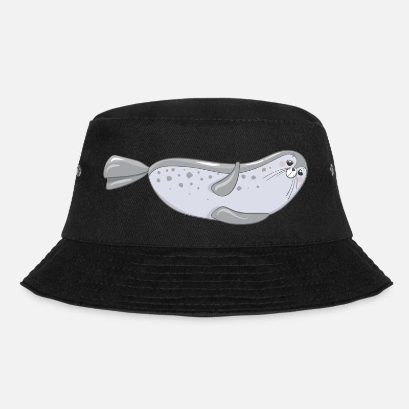 Robbe - Bucket Hat - Schwarz