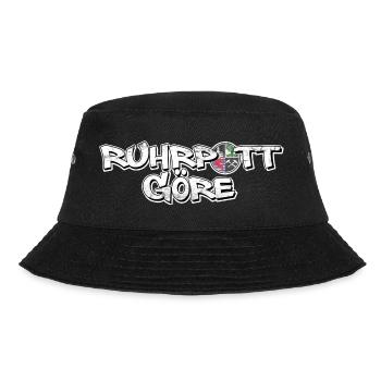 Ruhrpott Göre Gelsenkirchen Wappen - Bucket Hat - Schwarz - Vorne - Lela (165cm)