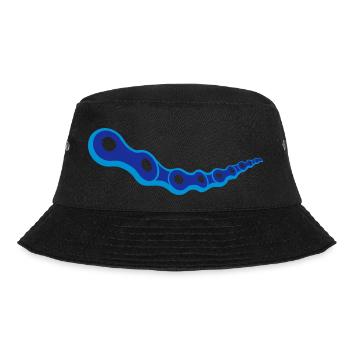 Motorrad - fahrradkette - Bucket Hat - Schwarz - Vorne - Lela (165cm)