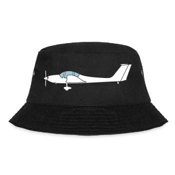 Grob109 Motorglider TMG glider glider - Bucket Hat - black - Front - Lela (165cm)
