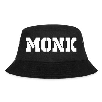 MONK white - Bucket Hat - Schwarz - Vorne - Lela (165cm)