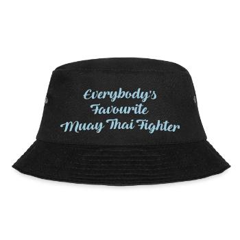Everybodys favourite muay thai fighter f - Bucket Hat - black - Front - Lela (165cm)