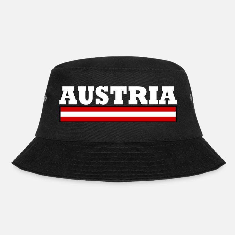 Austria - Bucket Hat - black