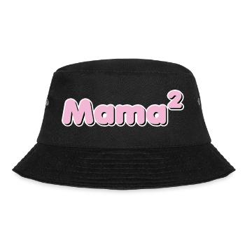 Mama hoch 2 - Bucket Hat - Schwarz - Vorne - Lela (165cm)
