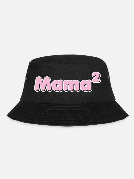 Mama hoch 2 - Bucket Hat - Schwarz