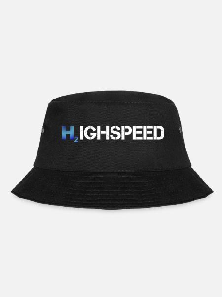 Highspeed Wasserstoff - Bucket Hat - Schwarz