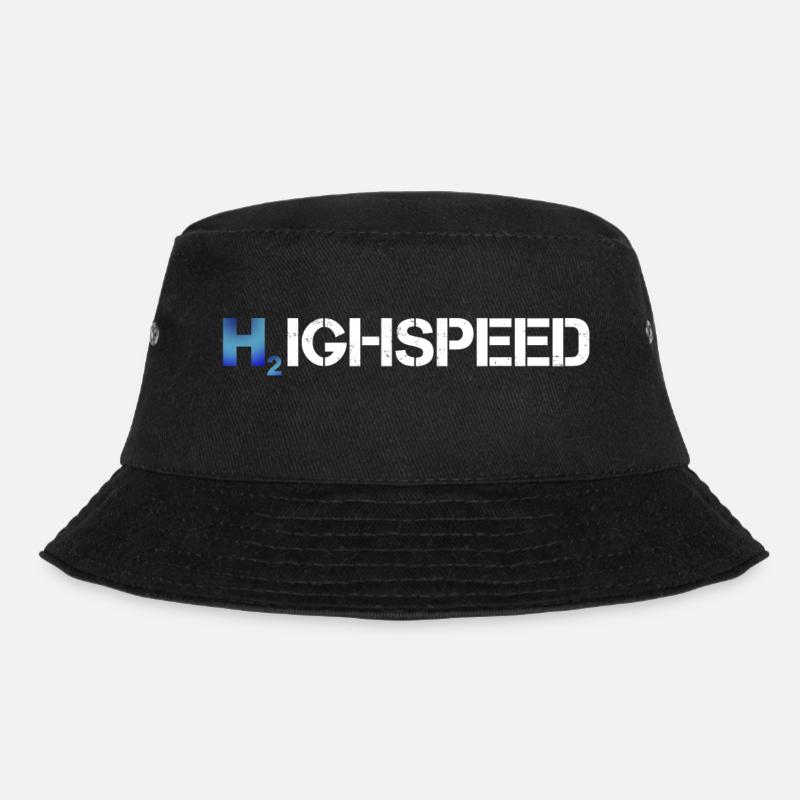 Highspeed Wasserstoff - Bucket Hat - Schwarz