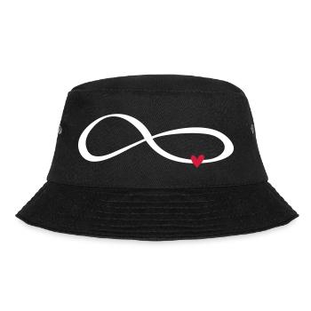 Coeur infini infini symbole cadeau amour - Bob - noir - Devant - Lela (165cm)