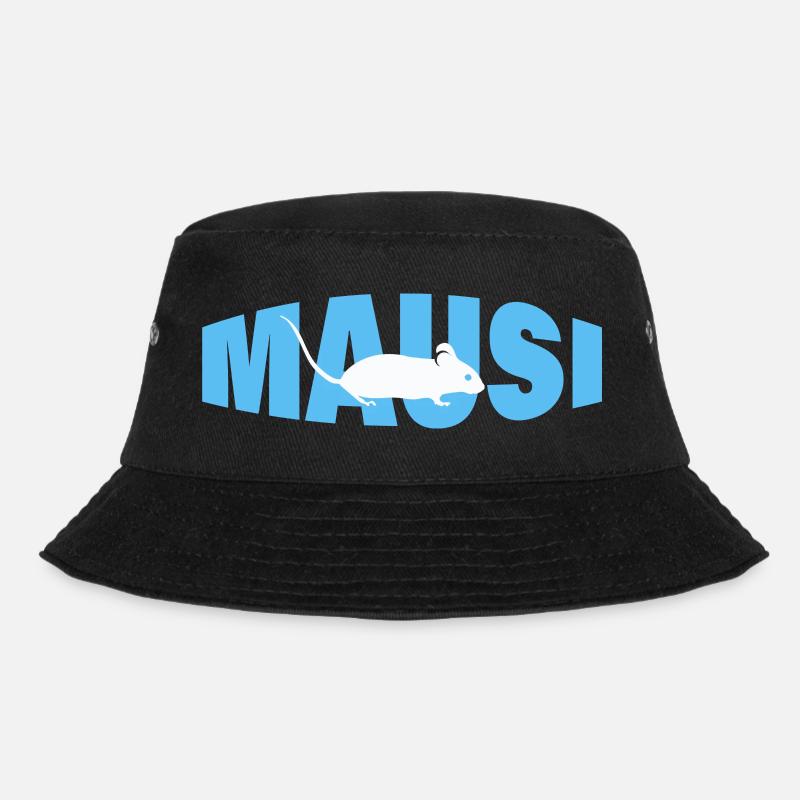 MAUSI - Bucket Hat - Schwarz