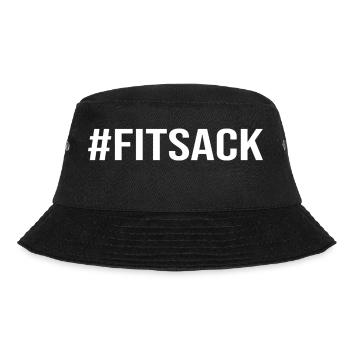 #Fitsack - Bucket Hat - Schwarz - Vorne - Lela (165cm)