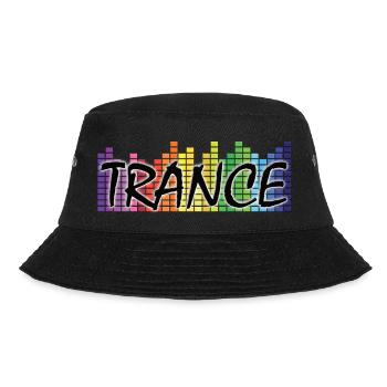 Trance - Electronic Music - Bucket Hat - black - Front - Lela (165cm)