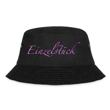 Einzelstück - Bucket Hat - Schwarz - Vorne - Lela (165cm)