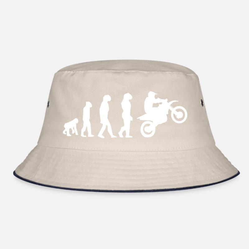 motocross evolution Bucket Hat