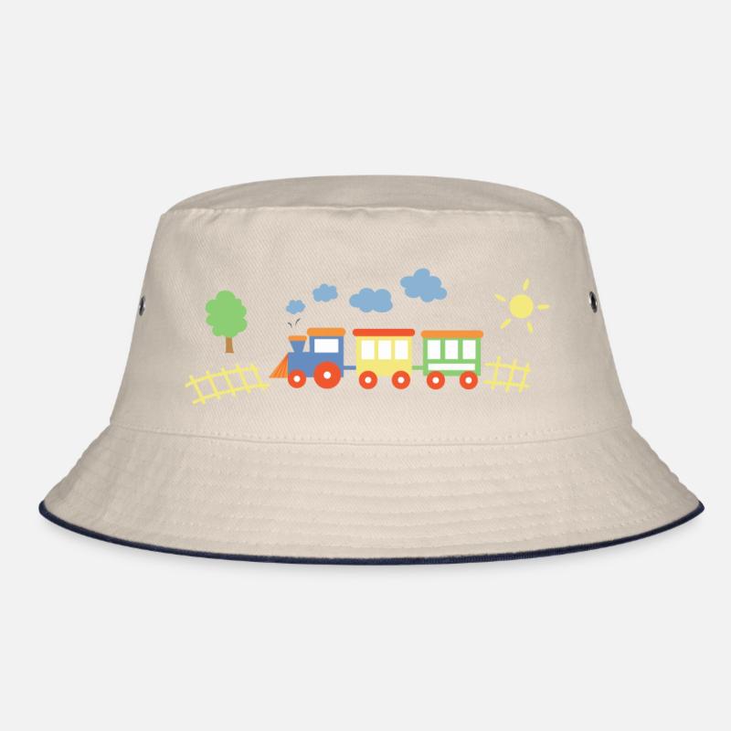 Zug Mit Waggons Bucket Hat