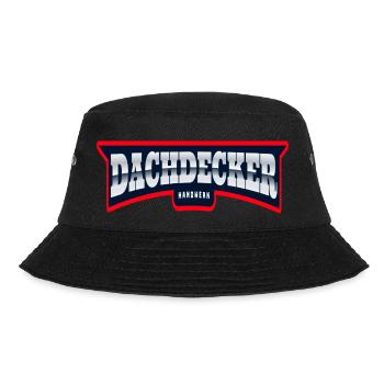 Dachdecker Handwerk - Bucket Hat - Schwarz - Vorne - Lela (165cm)