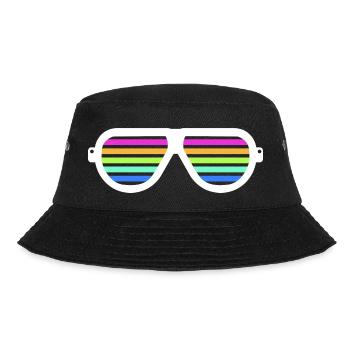 neon party - Bucket Hat - Schwarz - Vorne - Lela (165cm)