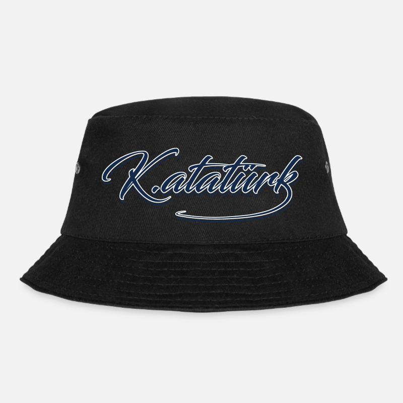 Mustafa Kemal Atatürk - Bucket Hat - Schwarz