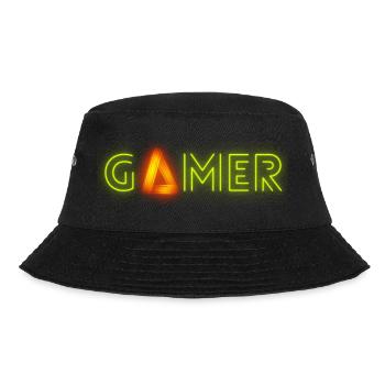 Gamer Retro Neon Style - Bob - noir - Devant - Lela (165cm)