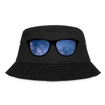 Sonnenbrille Urlaub Sommerzeit - Bucket Hat - Schwarz - Vorne - Lela (165cm)