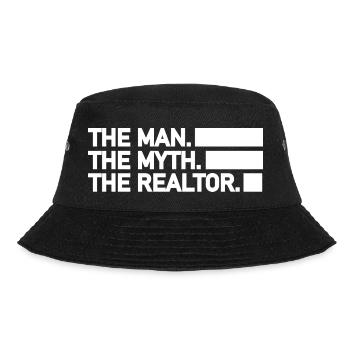 Realtor - Bucket Hat - black - Front - Lela (165cm)