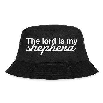 Herr ist mein Hirte - Bucket Hat - Schwarz - Vorne - Lela (165cm)