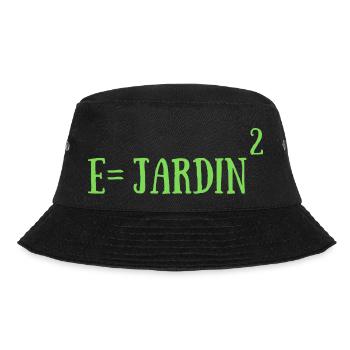 Energie équation jardin au carré humour jardinier - Bob - noir - Devant - Lela (165cm)
