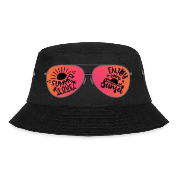 Sunglasses Summer Sunset - Bucket Hat - black - Front - Lela (165cm)