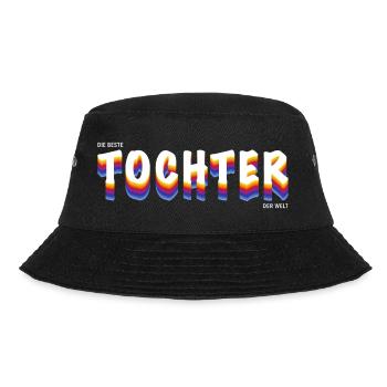 Die beste Tochter der Welt - Bucket Hat - Schwarz - Vorne - Lela (165cm)