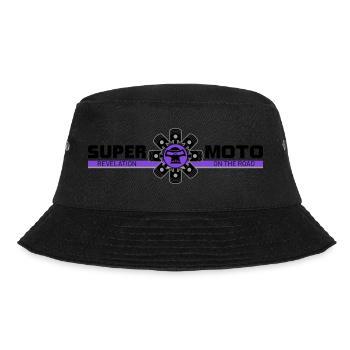 SUPER MOTO Monkey Circle purple - Bucket Hat - black - Front - Lela (165cm)
