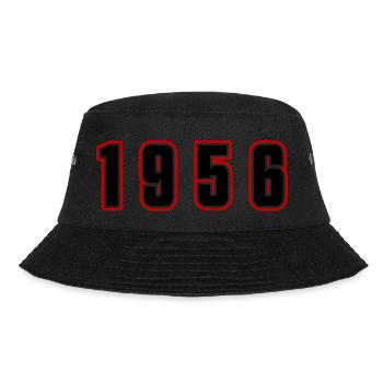1956 Year Number - Bucket Hat - black - Front - Lela (165cm)