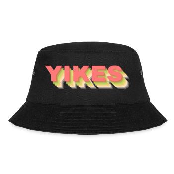 Yikes - Bucket Hat - Schwarz - Vorne - Lela (165cm)