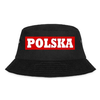 Polska - Bucket Hat - Schwarz - Vorne - Lela (165cm)