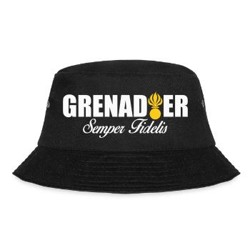 Grenadier - Bucket Hat - Schwarz - Vorne - Lela (165cm)