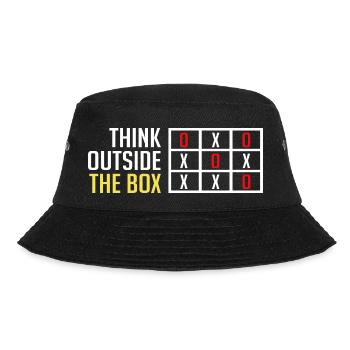 Thinking outside the Box - Bucket Hat - Schwarz - Vorne - Lela (165cm)
