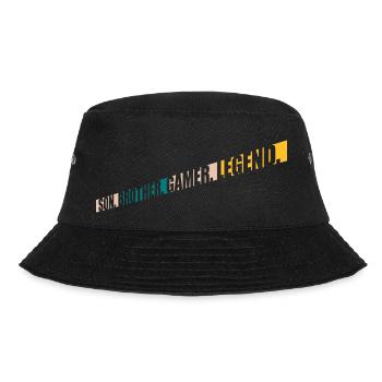 son brother gamer legend - Bucket Hat - Schwarz - Vorne - Lela (165cm)