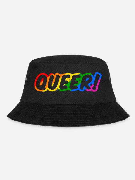 Queer Gay Pride - Bucket Hat - Schwarz