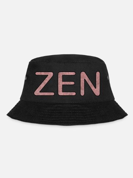 Zen Attitude - Just Zen - Bucket Hat - Schwarz