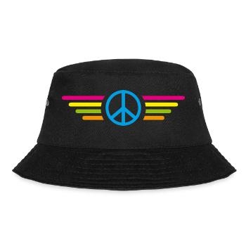 Peace Peace Wings - Bucket Hat - black - Front - Lela (165cm)