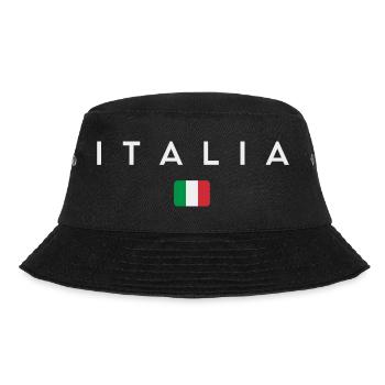 Drapeau de l’Italie, fierté italienne - Bob - noir - Devant - Lela (165cm)