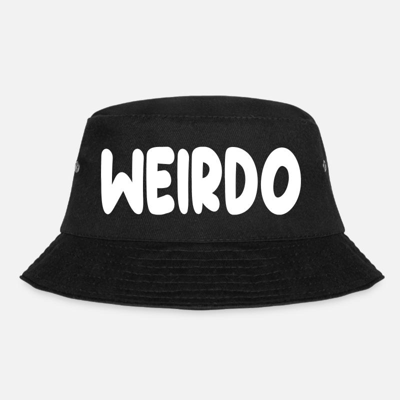 Weirdo - Bucket Hat - black