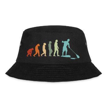 SUP Surf Stand Up Paddle Board SUP - Bucket Hat - Schwarz - Vorne - Lela (165cm)