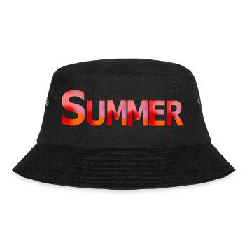 Sommer - Bucket Hat - Schwarz - Vorne - Lela (165cm)