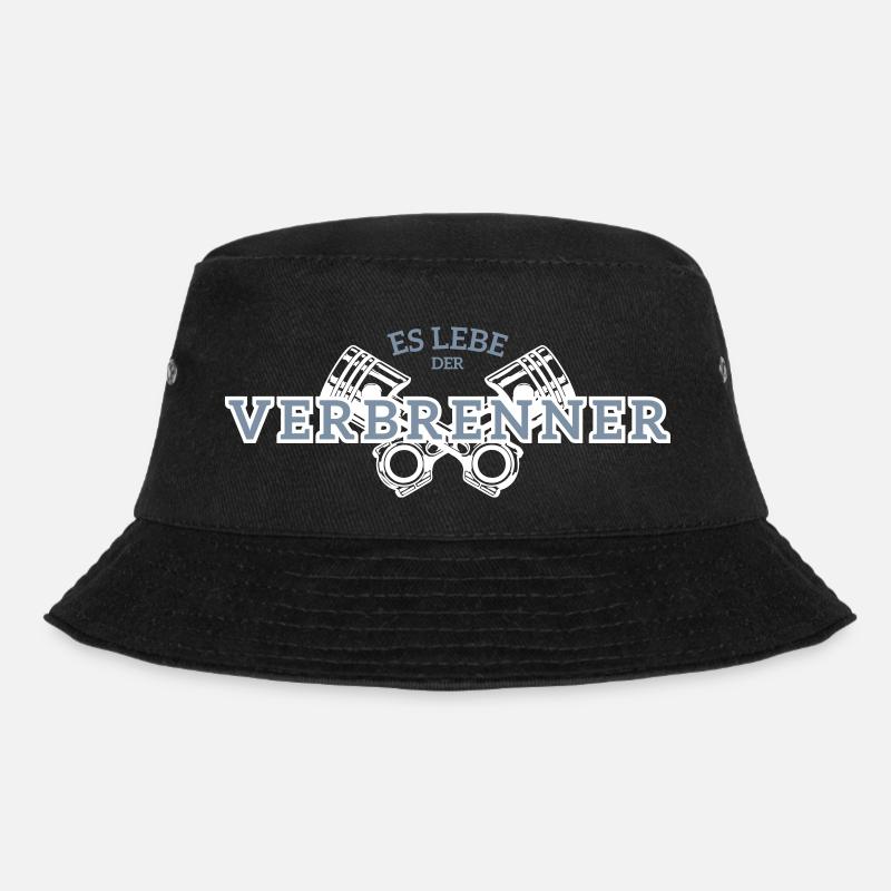 Es lebe der Verbrenner!!! - Bucket Hat - Schwarz
