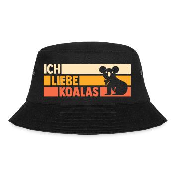 Koalabär Koala - Bucket Hat - Schwarz - Vorne - Lela (165cm)