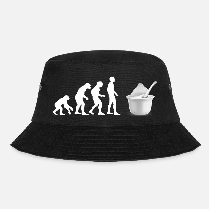 yogurt evolution - Bucket Hat - black