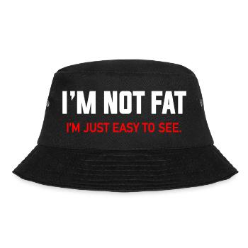 Bold Text Quote T-Shirt Design - Bucket Hat - black - Front - Lela (165cm)
