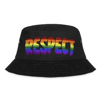 Respect - Bucket Hat - Schwarz - Vorne - Lela (165cm)
