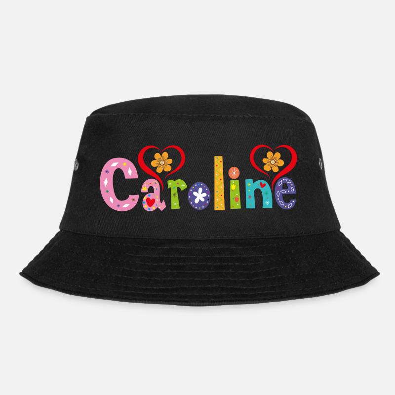 Nom de Caroline personnalisé - Bob - noir